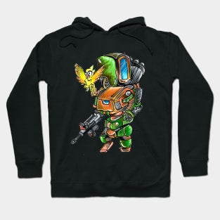 bastion overwatch chibi Hoodie